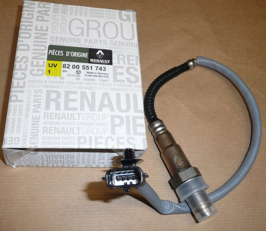 фото №2, Датчик лямбда-зонд renault clio iii dokker 8200551743 оригінальний номер