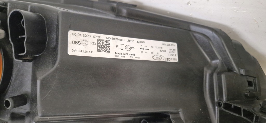 фото №14, Skoda superb iii 3 lift full led лампа перед передня ліва права 2019-2024r