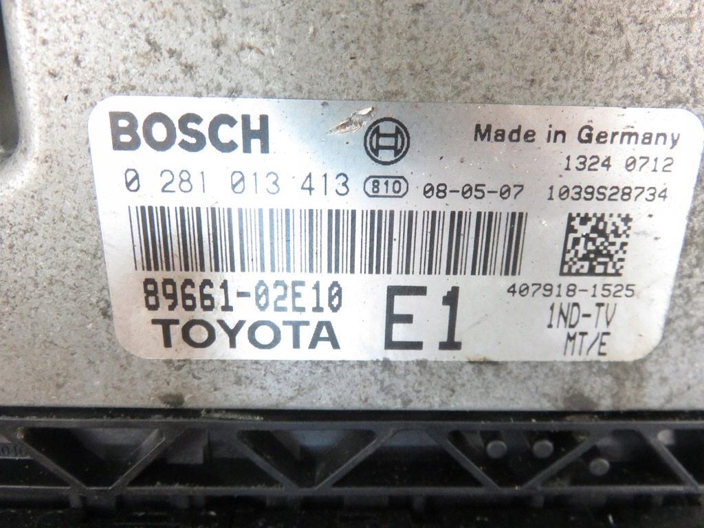 фото №6, Блок управления toyota auris e15 1.4 d-4d 0281013413