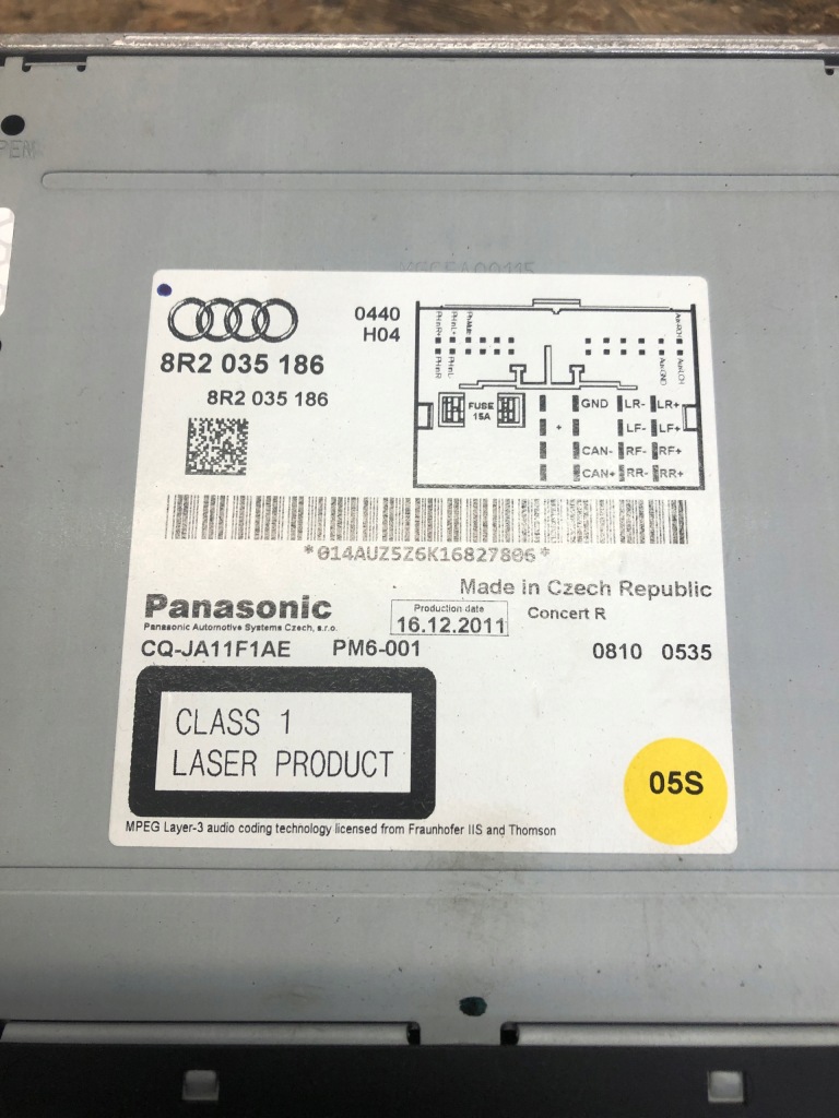 фото №3, S5 a5 a4 b8 q5 lift радио audi concert 8r2035186