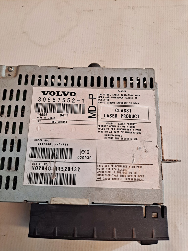 фото №5, Считыватель дисков cd volvo xc90 i 30657552