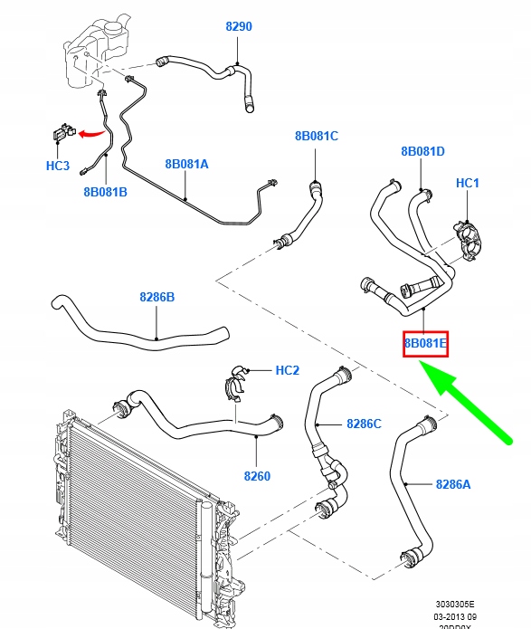 фото №7, Шланг шланг системы охлаждение ford mondeo mk4 9g91-8b159-cd 1759718