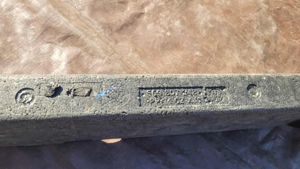 Абсорбер піна пінопласт бампера перед vw golf vii Ціна