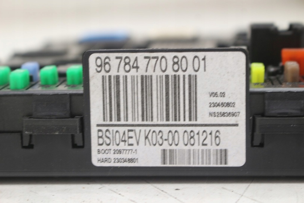 фото №5, Модуль bsi 9678477080 berlingo iii partner 16r.