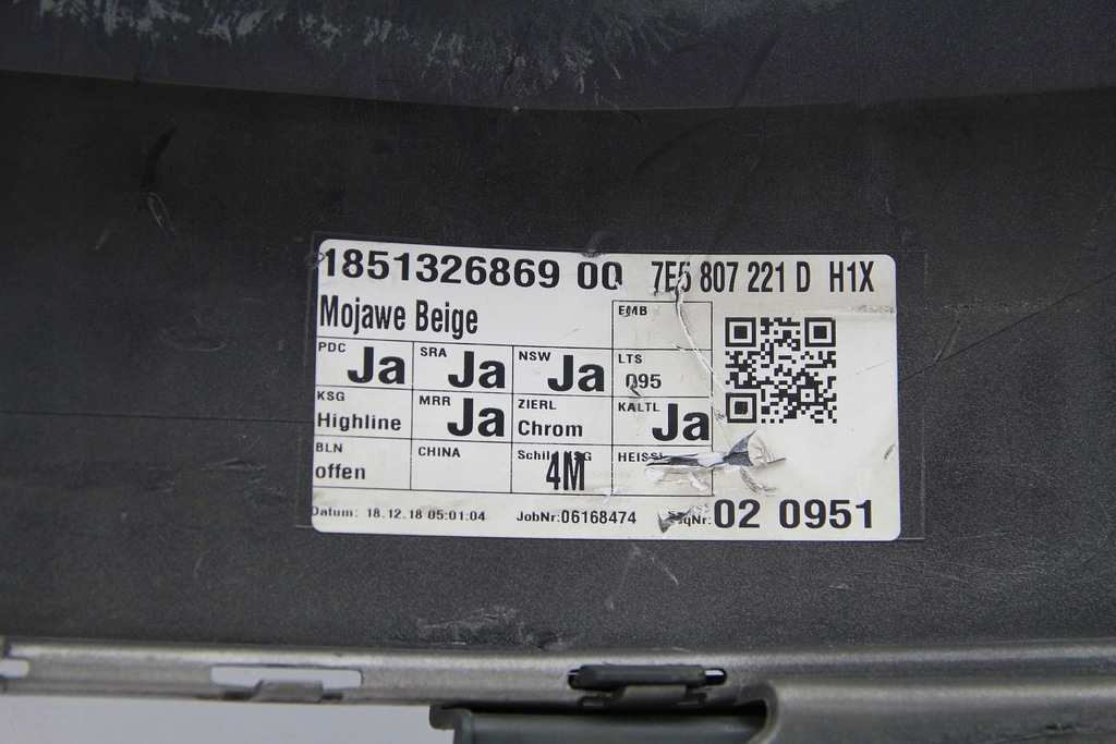 фото №11, Оригинальный бампер перед vw t6 multivan california 7e5 2015-2019