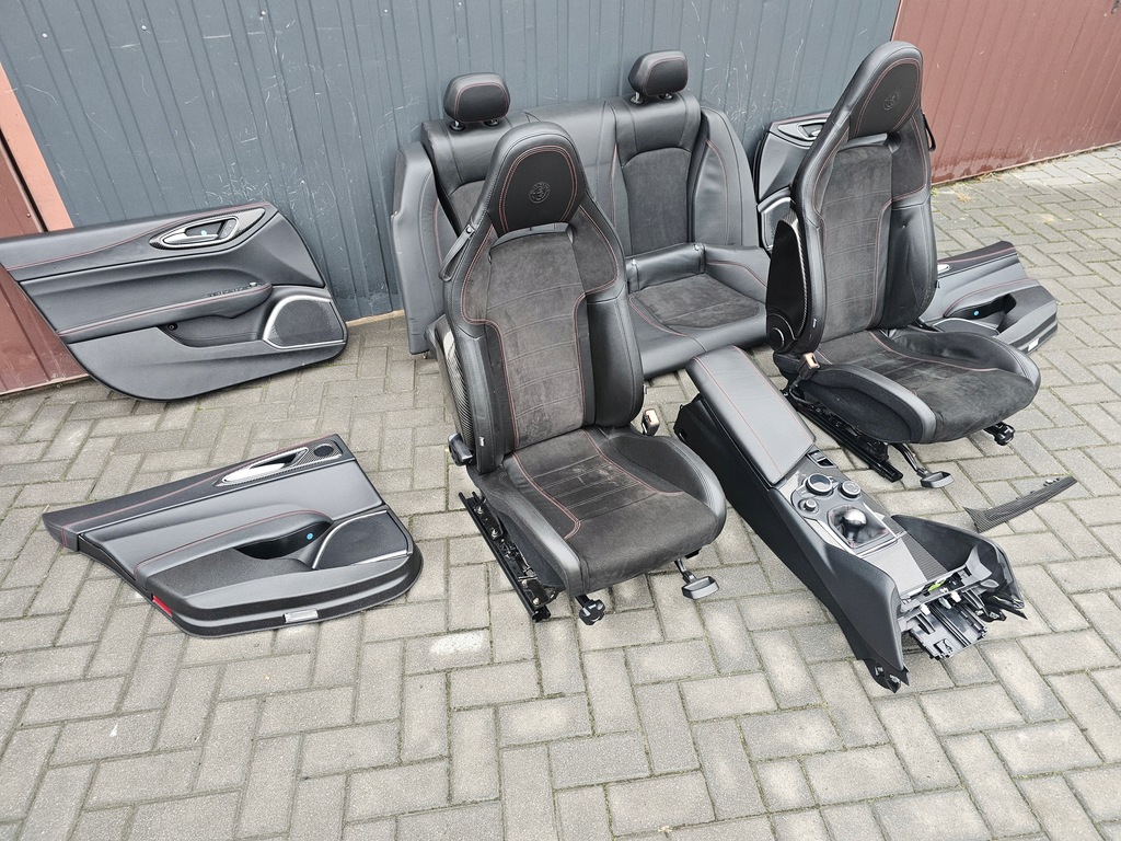 фото №6, Alfa romeo giulia qv сиденье сиденья сиденья середина салон карбон