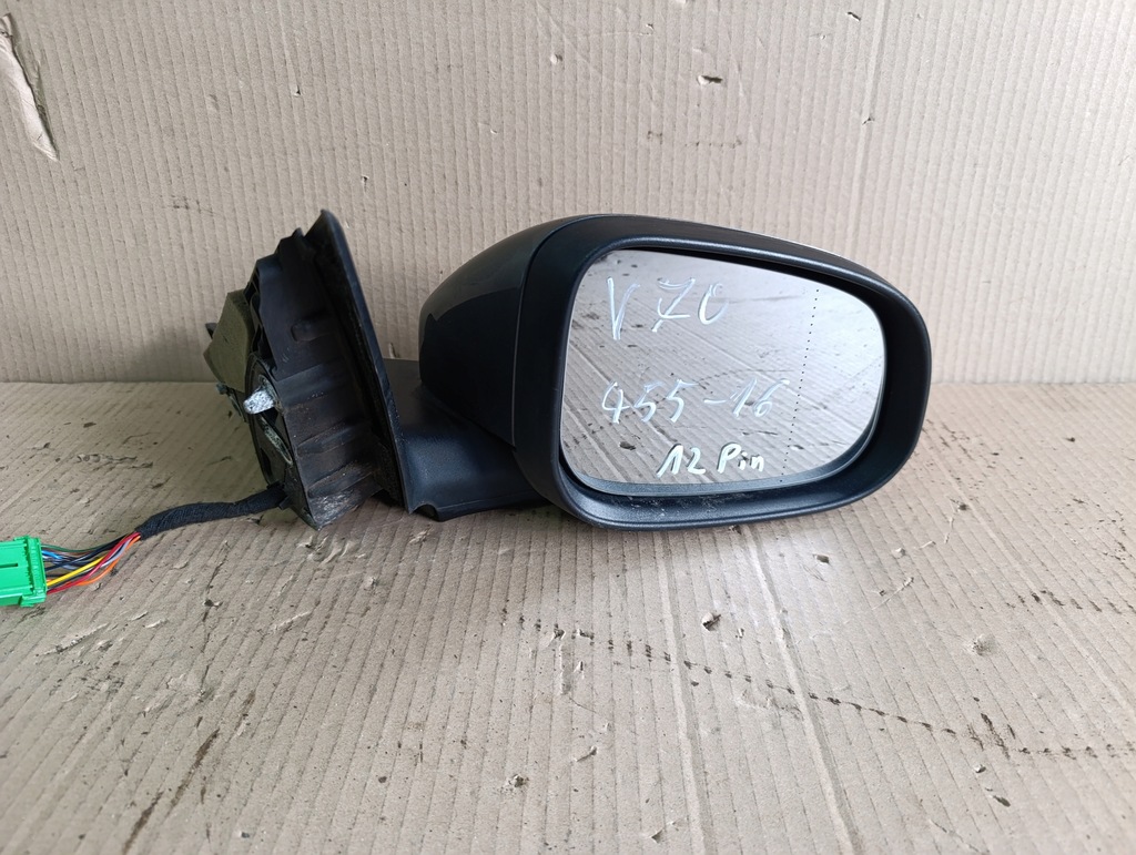 фото №12, Дзеркало volvo s60 v70 s80 ii iii 455-16 ліва 14pin праве 12pin