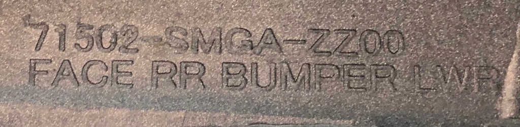 Honda civic viii ufo 06- накладка бампера заднього спойлер бампера задня Ціна