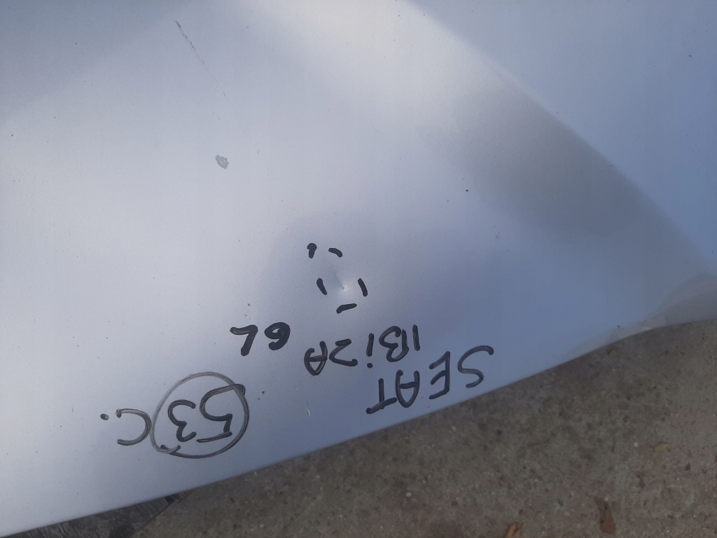 Капот крышка двигателя seat ibiza 3 6l рестайлинг  2006-2009 цвет ls7y Недорого