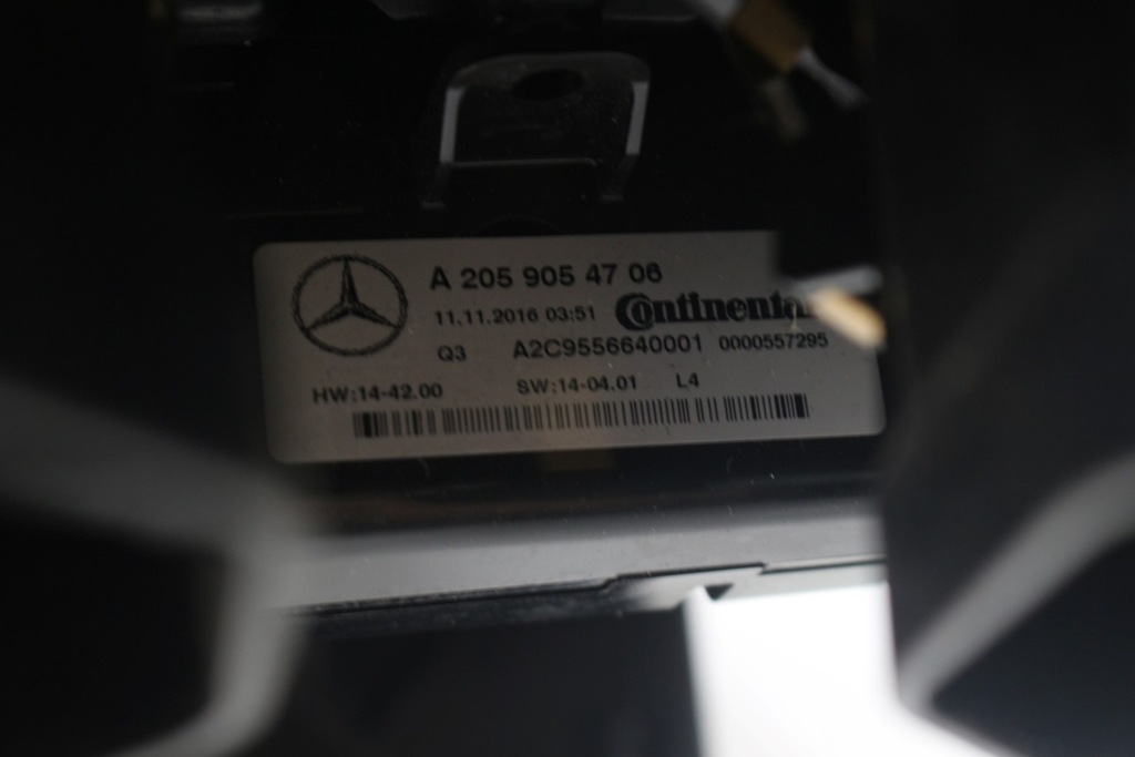 фото №8, Панель кондиціонера радіо повітропровід mercedes w205