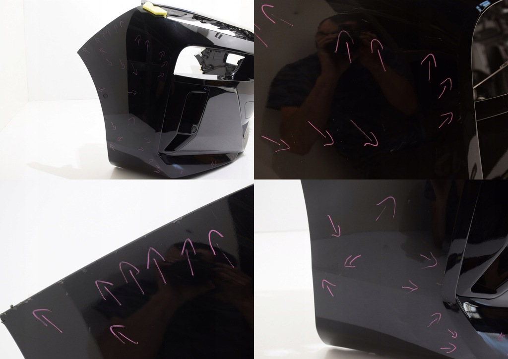 фото №14, Bmw 7 g70 бампер перед m-pakiet 6 pdc 475 black sapphire