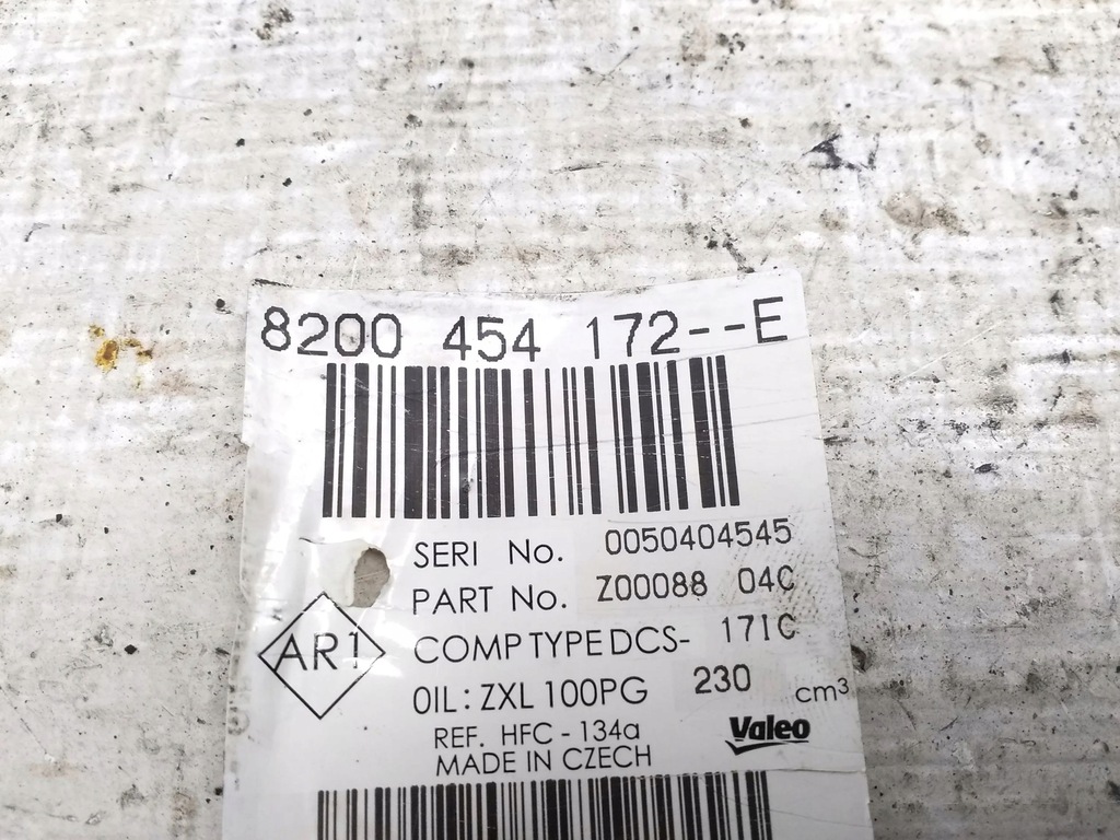 фото №7, Renault trafic ii x83 2010 компрессор / компрессор кондиционера a/c