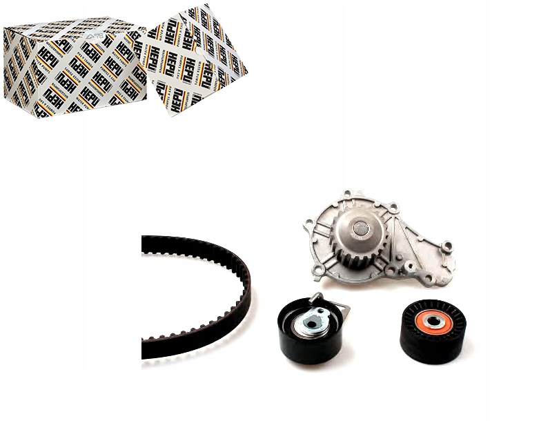 фото №1, Hepu pk08932 насос водяна + набір ремінь розподільного валу