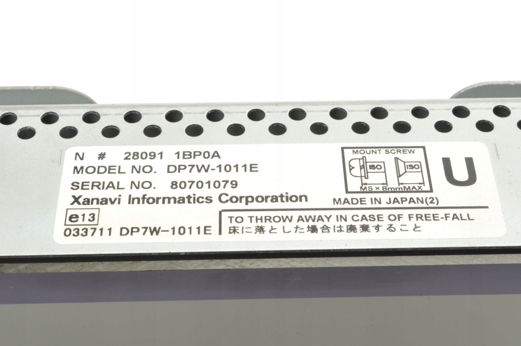 Nissan murano z51 дисплей экран навигации 28091-1bp0a Недорого