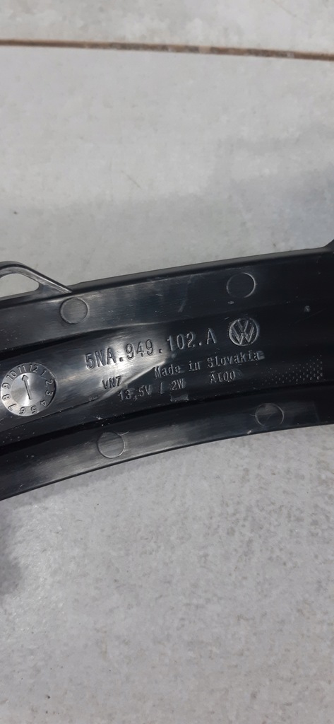 фото №6, Volkswagen tiguan ii поворотник зеркало правый 5na949102a