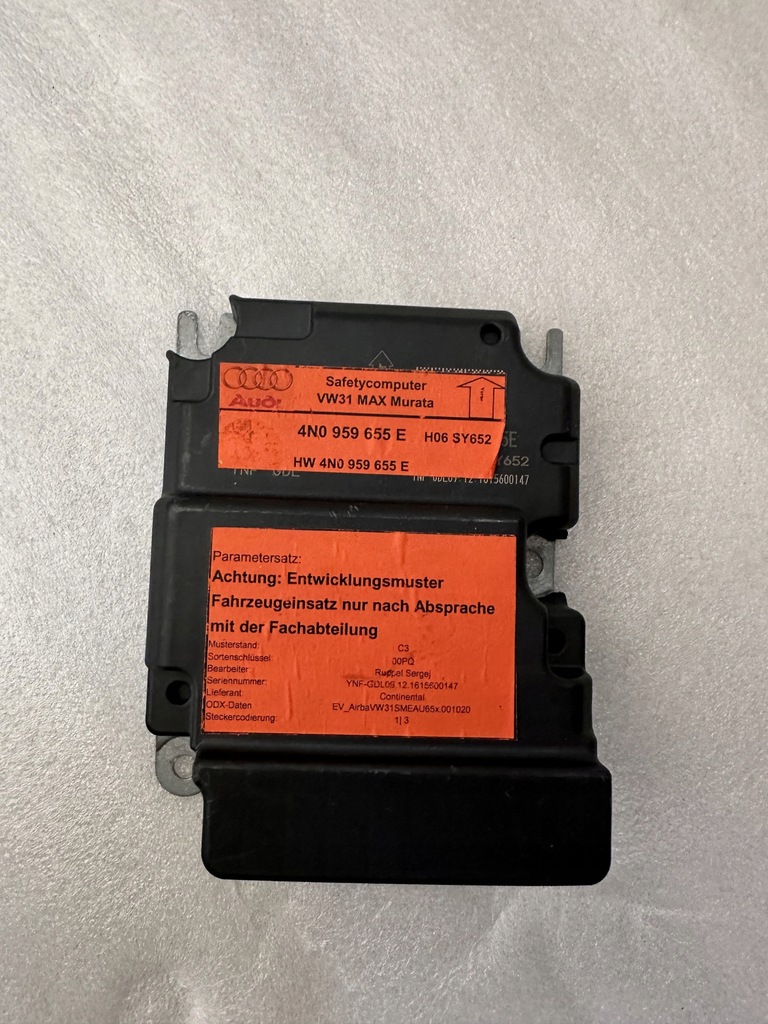 фото №1, Модуль блок управления подушка безопасности audi 4n0959655e
