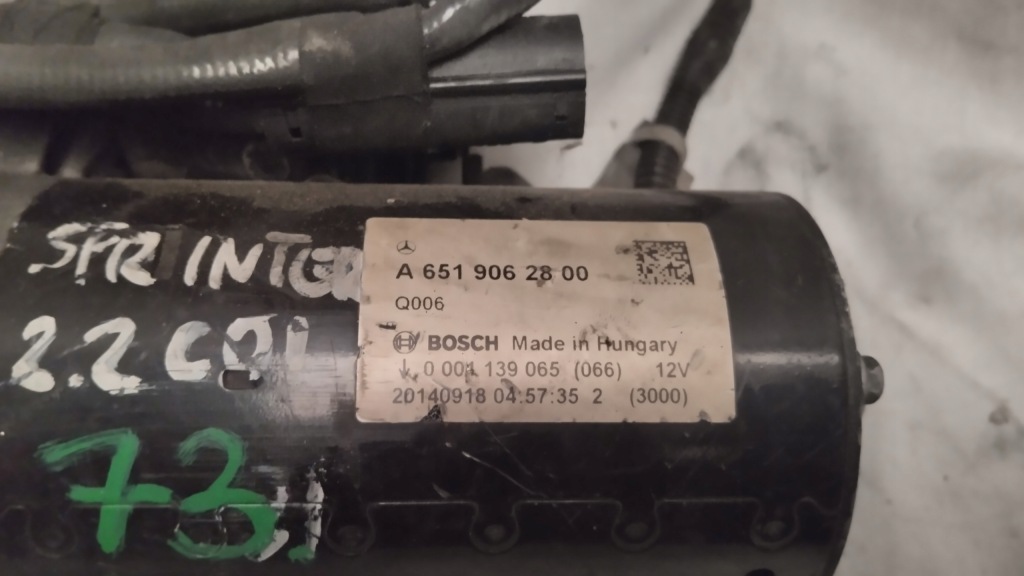 фото №2, Стартер mini cooper r56 r60 1.6 d 0001138040