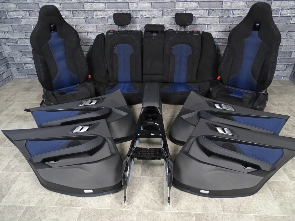 фото №1, Bmw f40 сиденья заднее сиденье обшивки туннель середина салон m performance alcantara