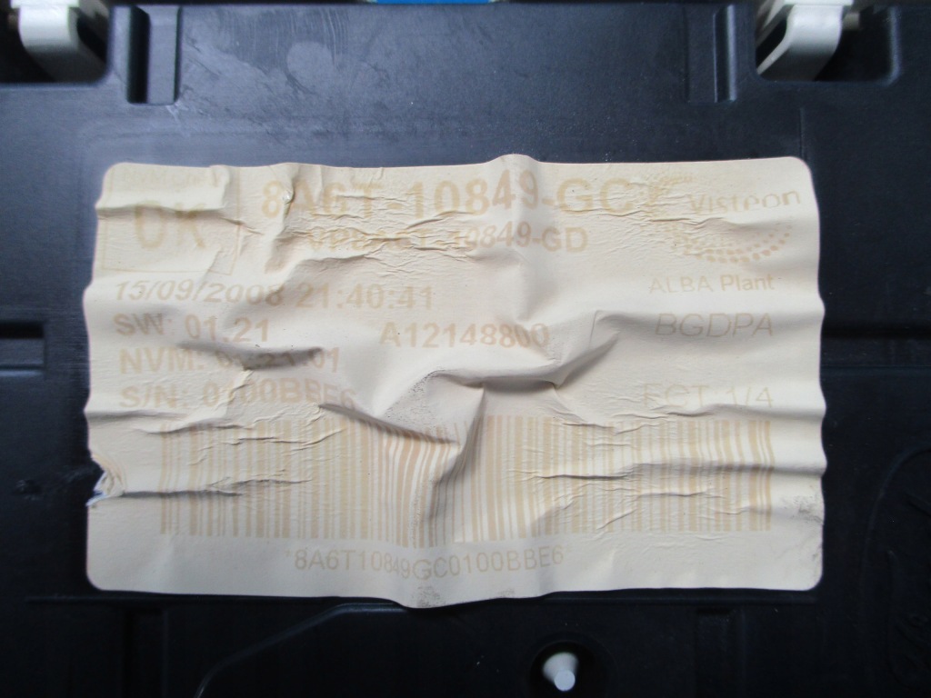 Панель приборів ford fiesta mk7 8a6t-10849-gc Недорого