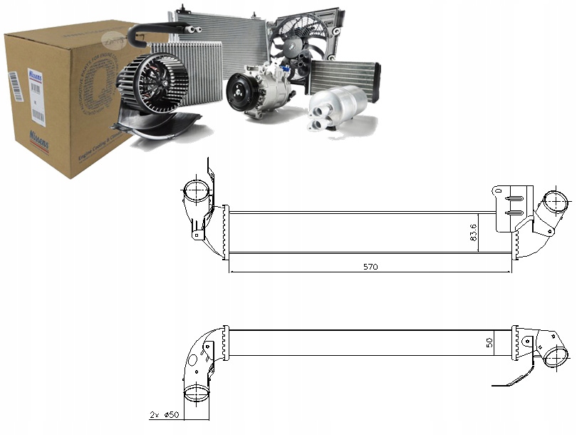Купить Интеркулер renault clio 2 1.5 dci b/cb3n bb0/