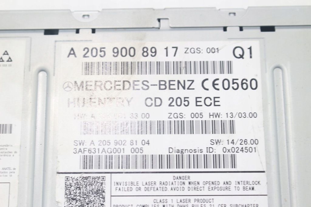 фото №7, Радіо оригінальні a2059008917 mercedes w205