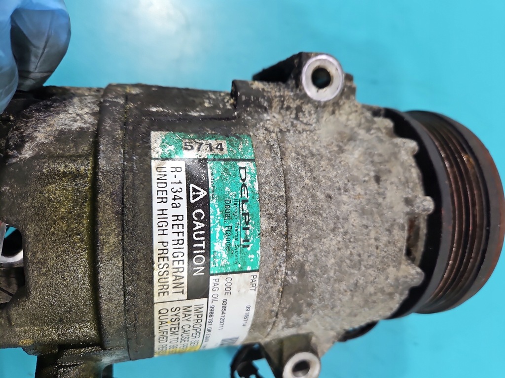 фото №9, Компресор кондиціонера компресор opel meriva a 09165714