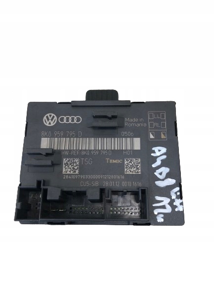 фото №1, Модуль двері лівий задня audi a4 b8 lift kombi 8k0959795d