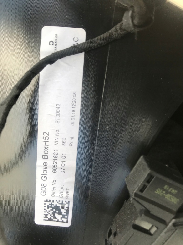 фото №5, Bmw x3 g01 бардачок пасажира 9379219