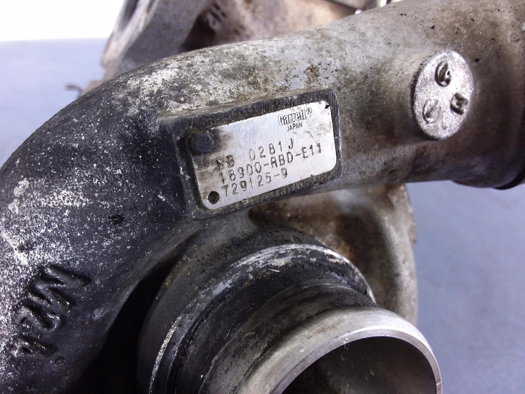 фото №4, Accord vii 2.2 ictdi турбонагнітач 18900-rbd-e11