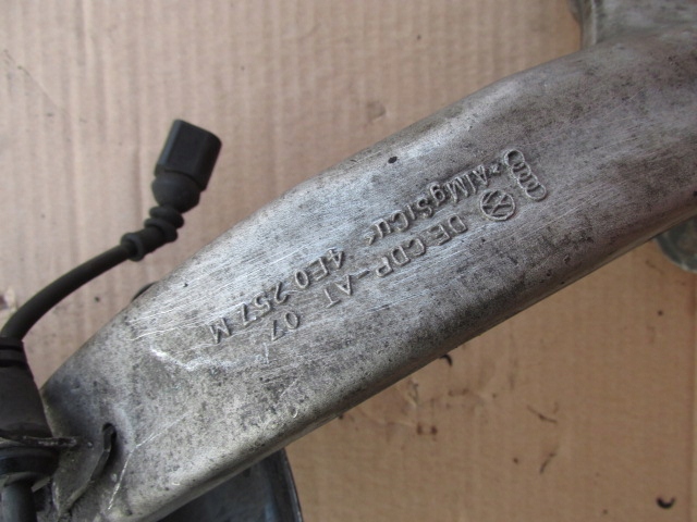 фото №6, Audi a8 d3 3.0 tdi поворотный кулак левый перед + рычаг 4e0257m