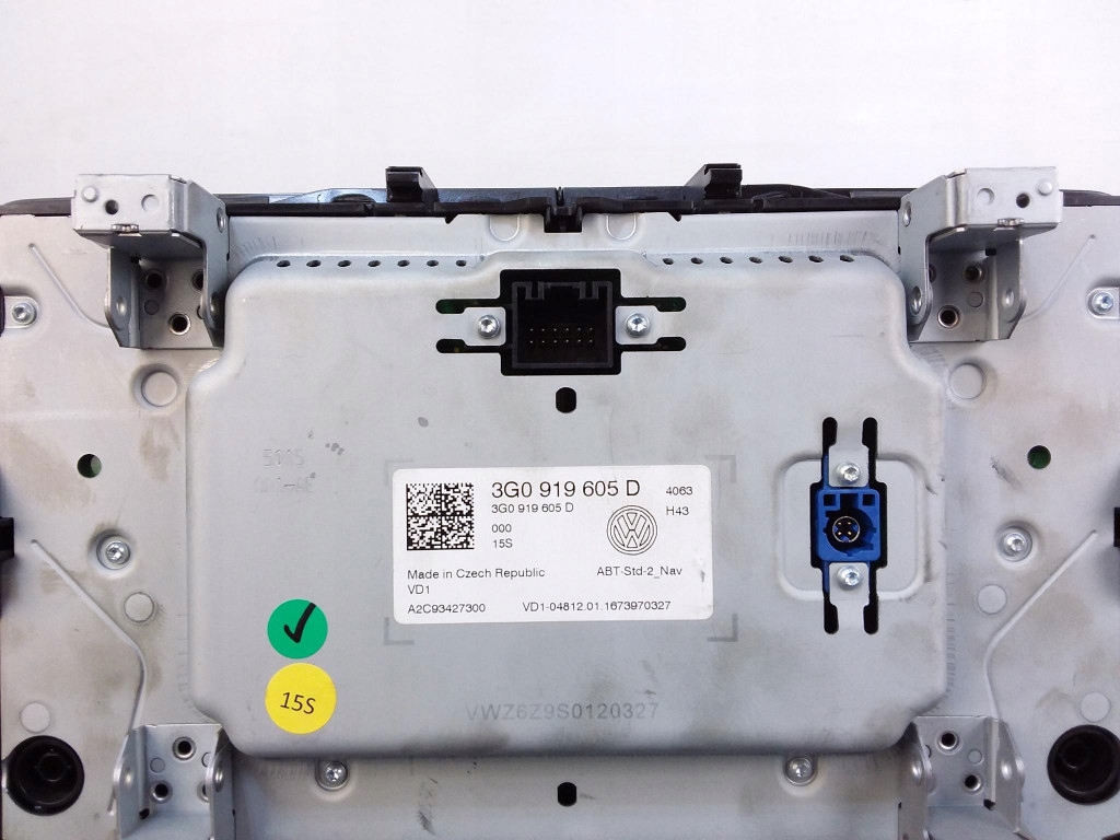 фото №4, Vw passat b8 дисплей екран радіо навігації