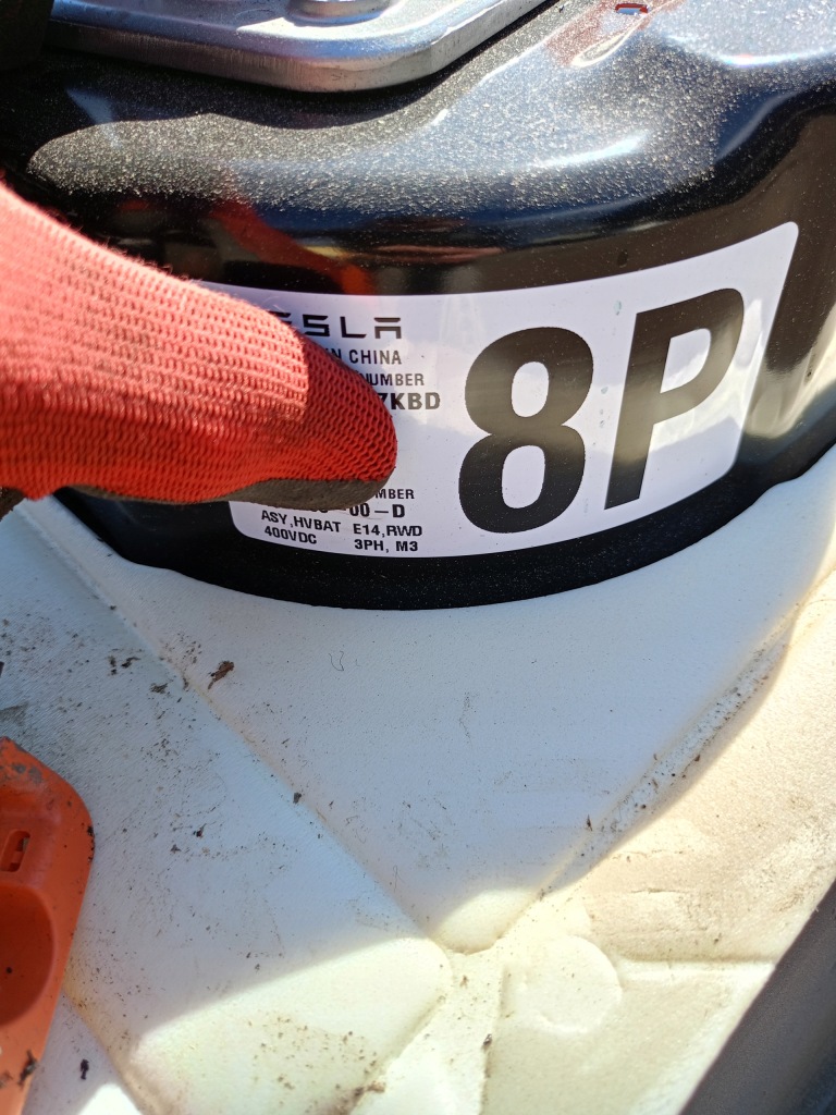 Аккумулятор тяговый аккумулятор 1666969-00-d tesla model 3/y с Разборки