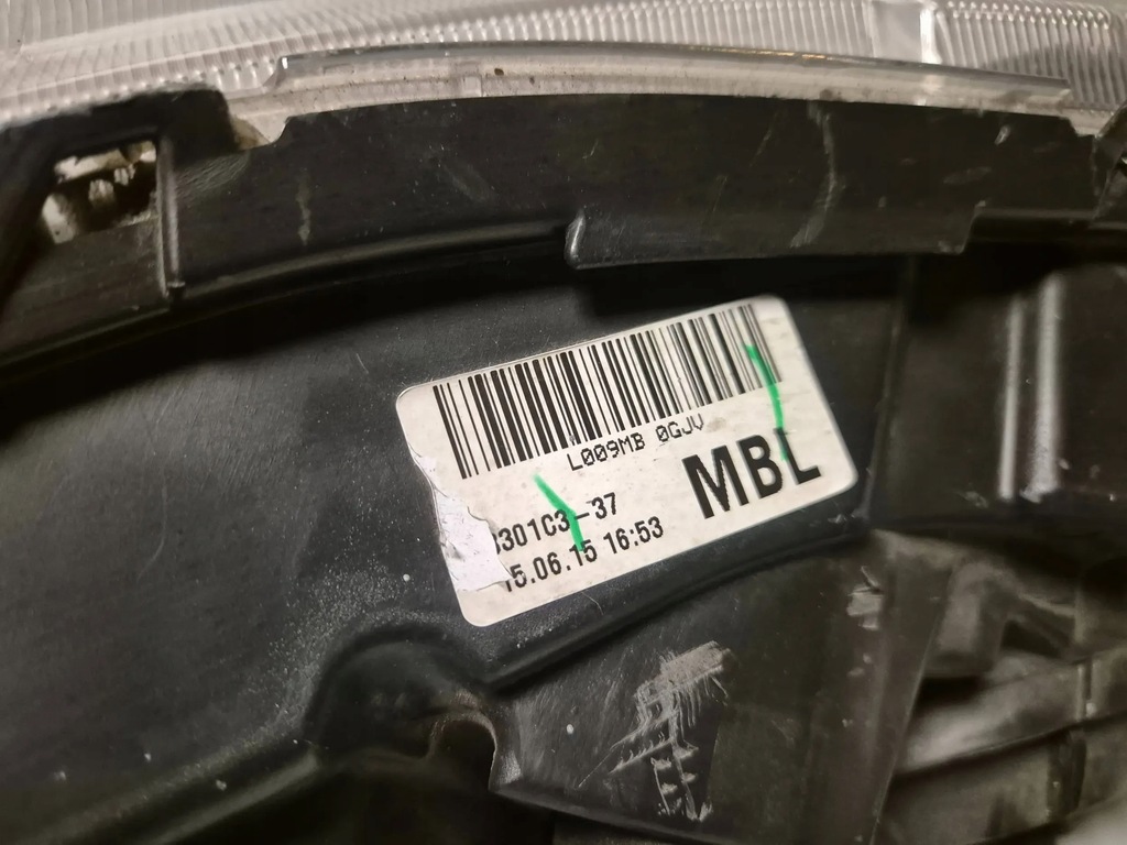 фото №9, Mitsubishi lancer 8 viii evo x 07r- лампа ліва фара лівий перед