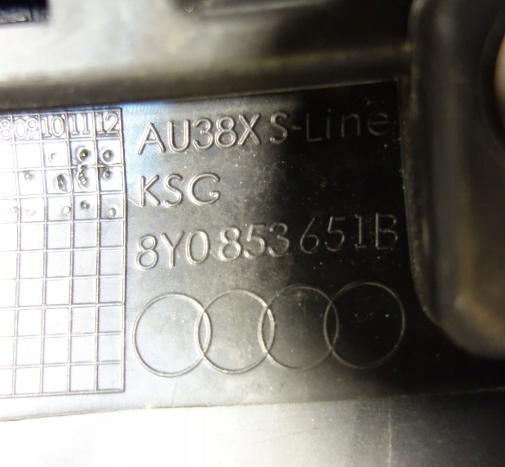 фото №16, Audi a3 s-line 2020- 8y0853651b pod pdc омыватель бампер перед передний