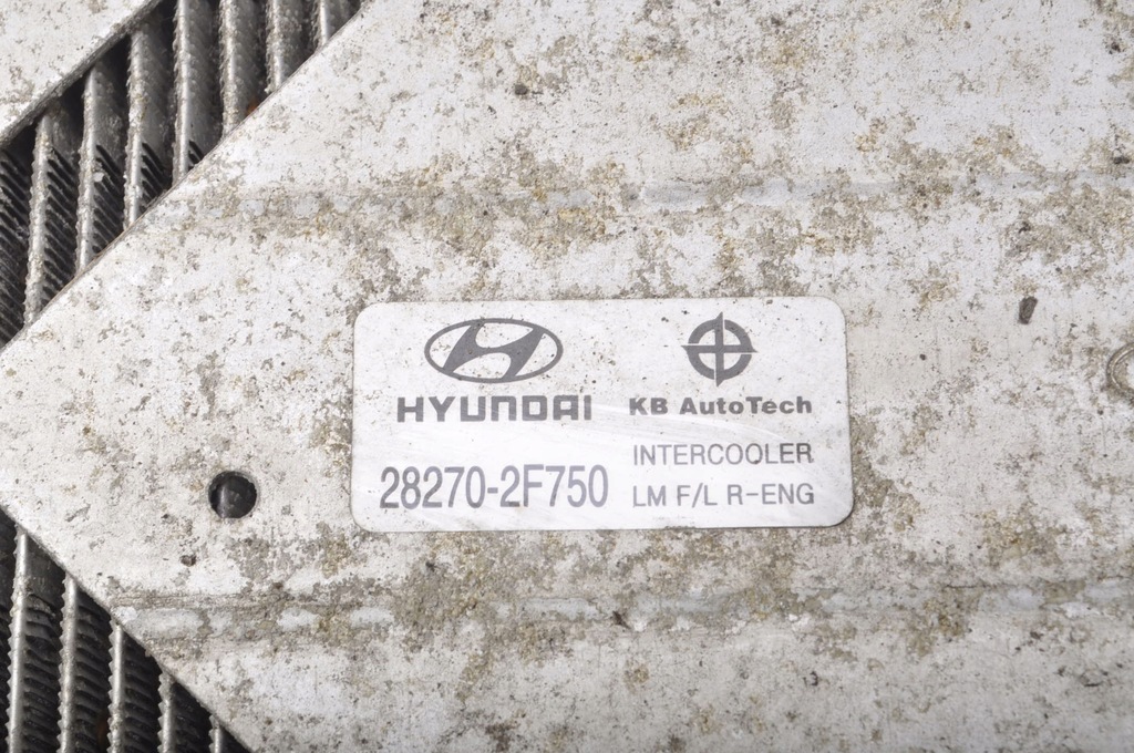 фото №8, Hyundai ix35 радіатор повітря інтеркулер 28270-2f750