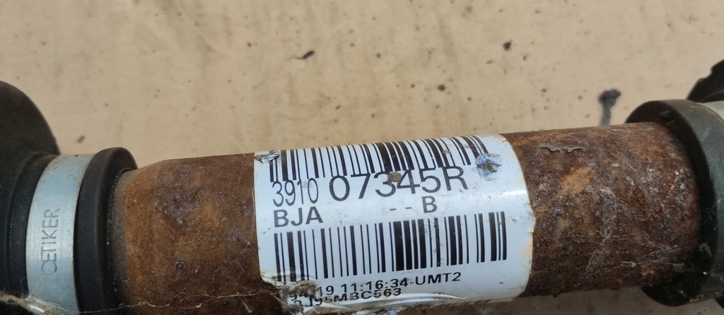 фото №5, Приводной вал правая renault clio v 391007345r