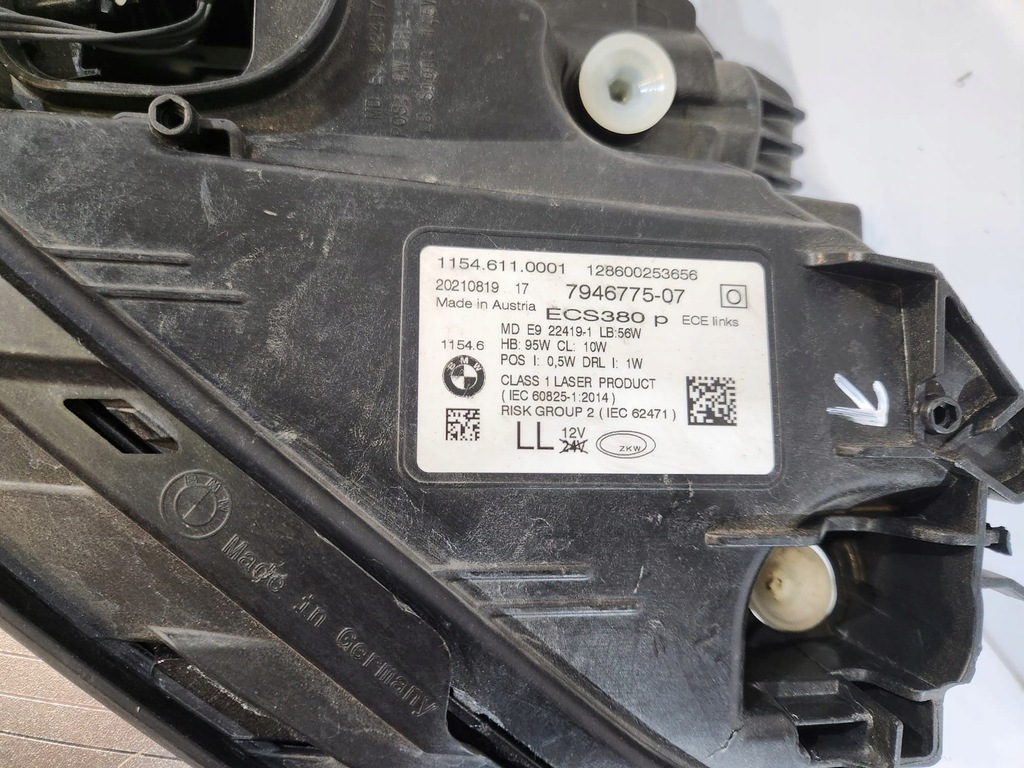 фото №9, Bmw 7 g11 g12 lci лампа laser ліва - 17260