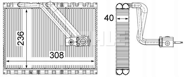 фото №11, Испаритель кондиционера mercedes marco polo camper w447 , v w447 , vito