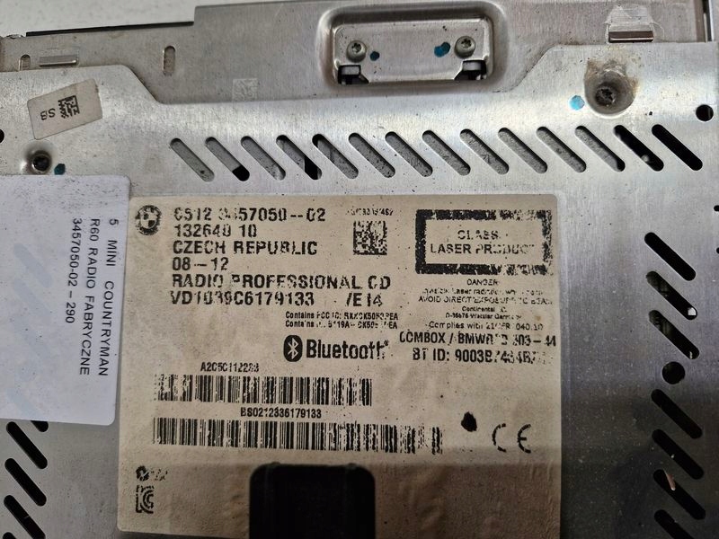 фото №4, Mini countryman r60 радио заводской 3457050-02