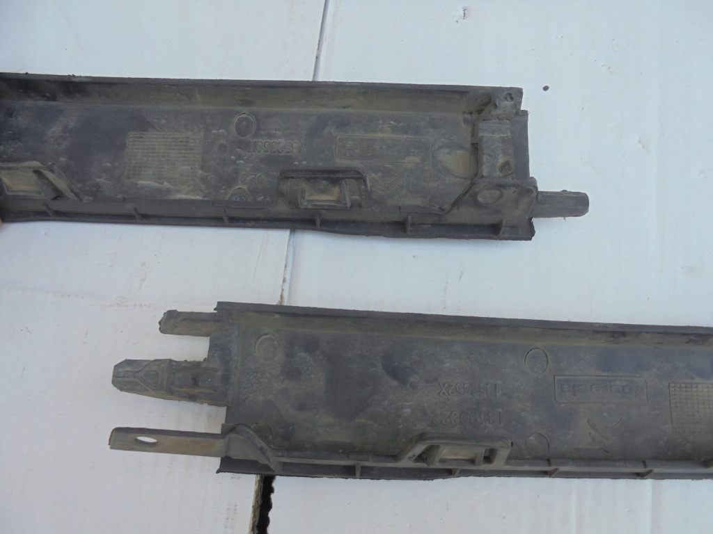 фото №6, Спойлер бампера накладка-спойлер накладка гумовий елемент citroen c3 aircross 13490023 13490022