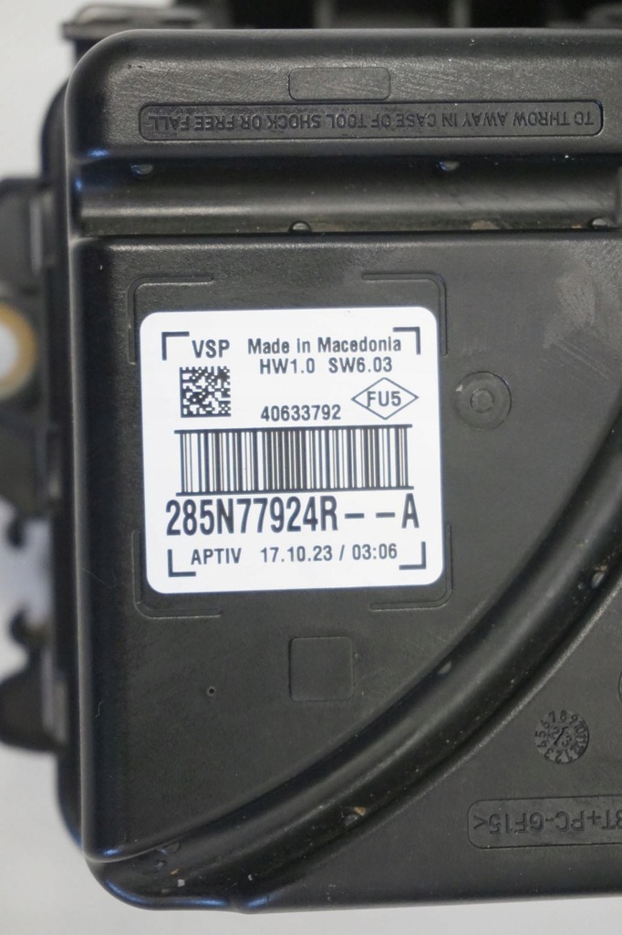 фото №4, Динамік renault clio v 5 lift 1.6 гібрид 285n77924r