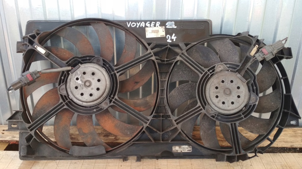 фото №1, Вентилятор корпус радиатора chrysler voyager iv