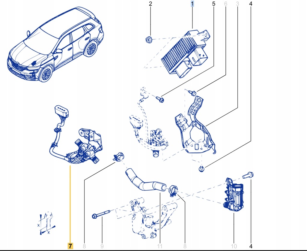 фото №10, Нагреватель wody renault koleos ii 922000224r