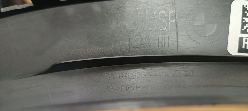 фото №8, Молдинг крыла правый задняя bmw x5 g05 m-pakiet nowa