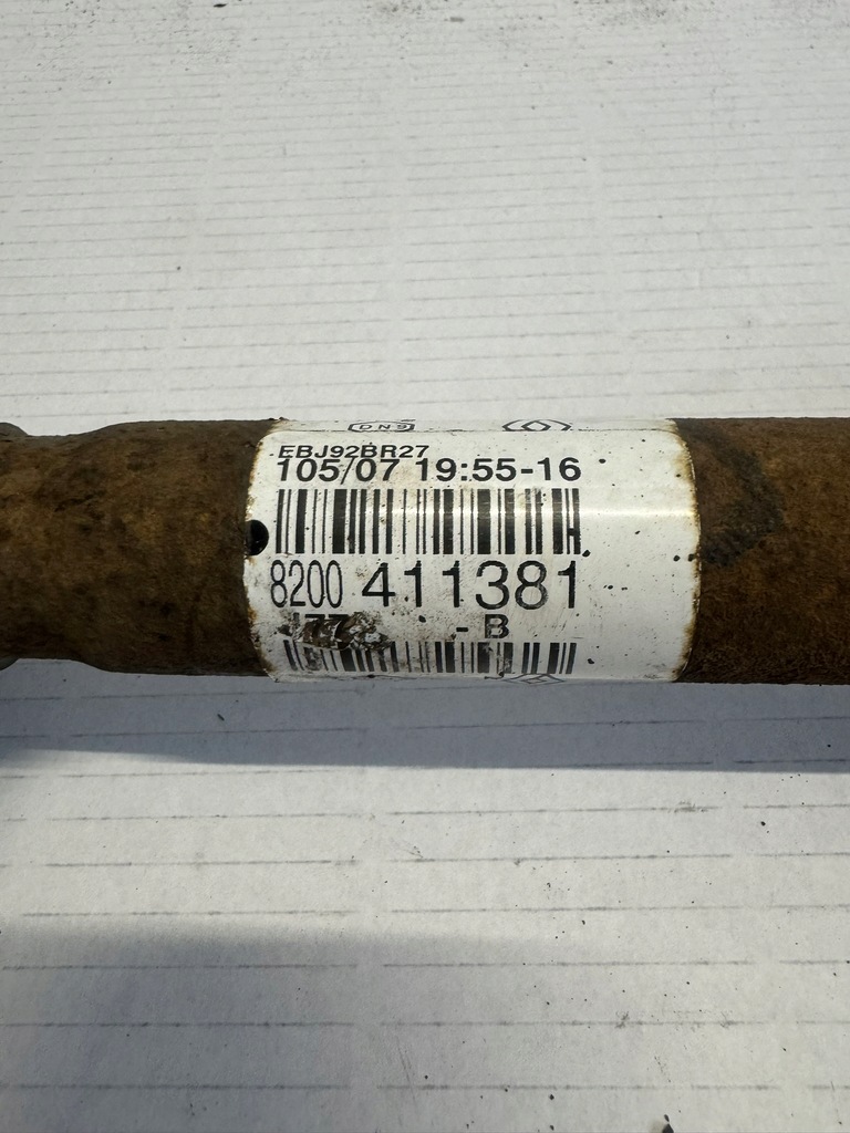 фото №2, Привідний вал лівий перед renault clio iii 1.5 dci напівавтомат 8200411381