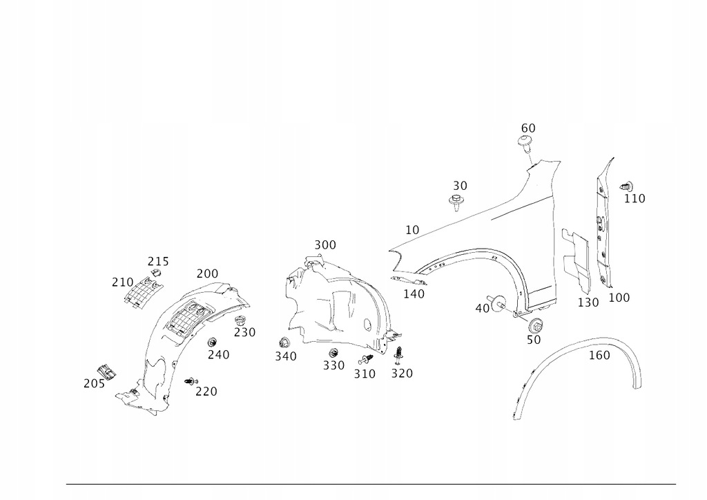 фото №1, Крила перед правий лівий mercedes glc x253