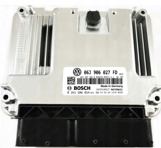 фото №1, Бортовой компьютер ecu vw passat 2.0 06j906027fd 0261s06014
