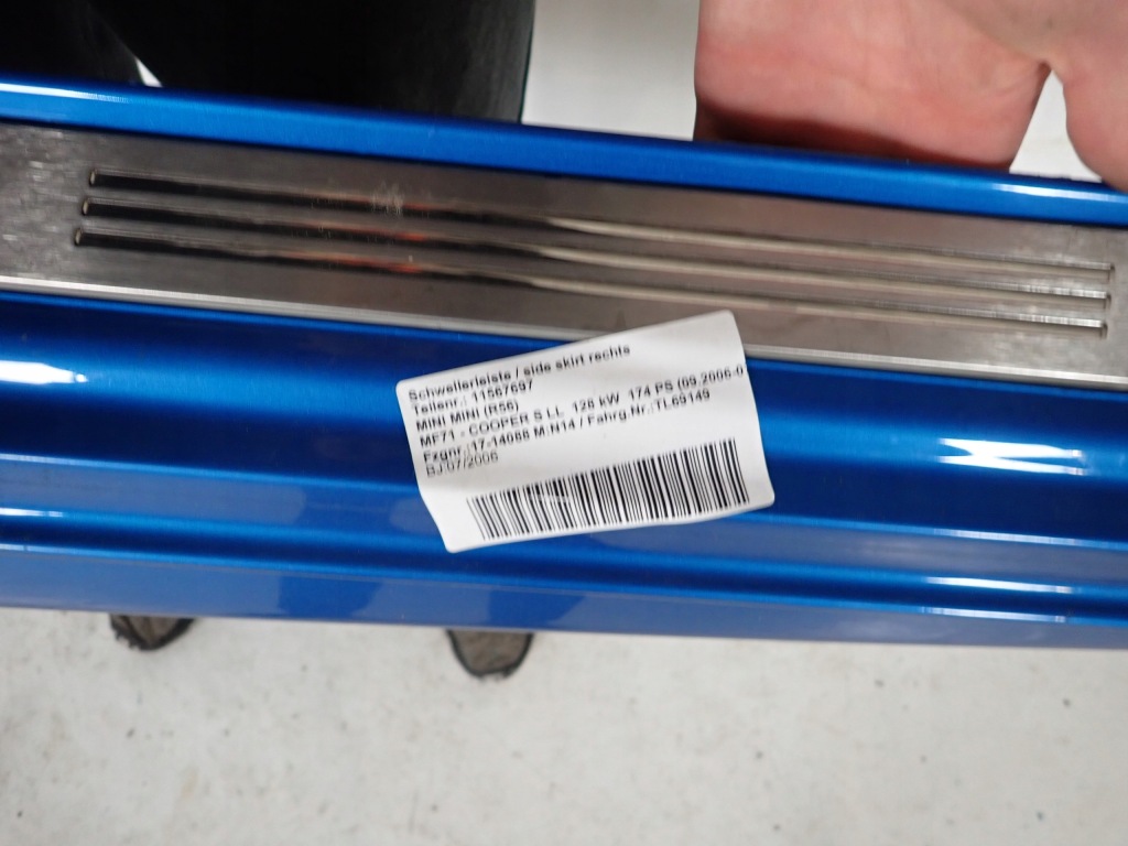Mini cooper 2 r56 06- порог правая  молдинг порог правый Доставка