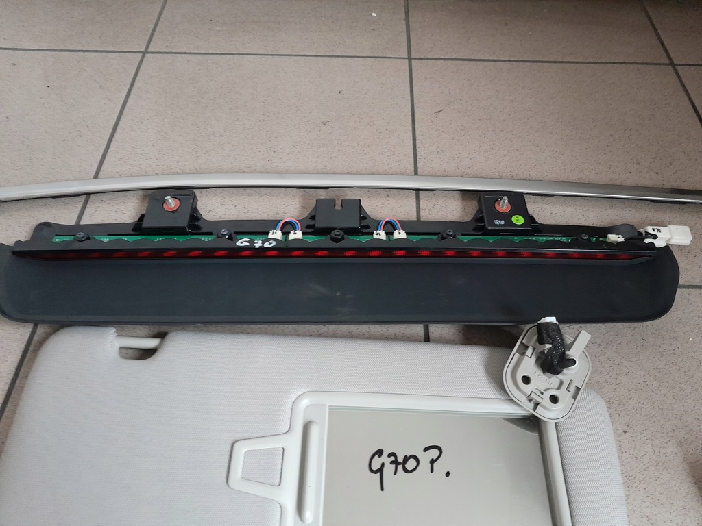 фото №16, Hyundai genesis g70 2019r бардачок защита zaślpepka молдинг рамка воздуховод