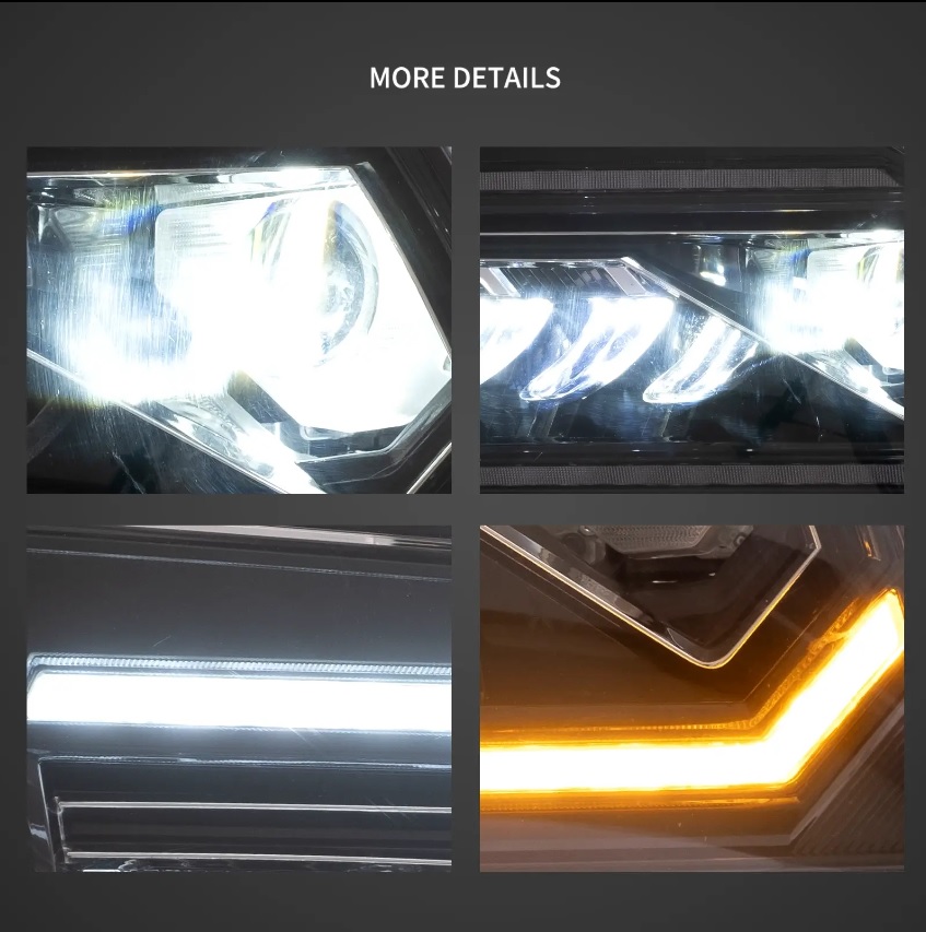 фото №7, Ford mustang 2005-2009 лампа лампи перед led vland ліва + права